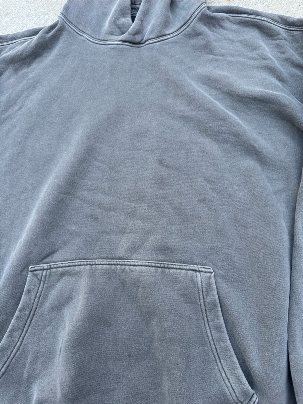 2 Abercrombie & Fitch Soft A&F Essential Hoodie Bundle Faded Black Gray Size XL - Picture 11 of 15